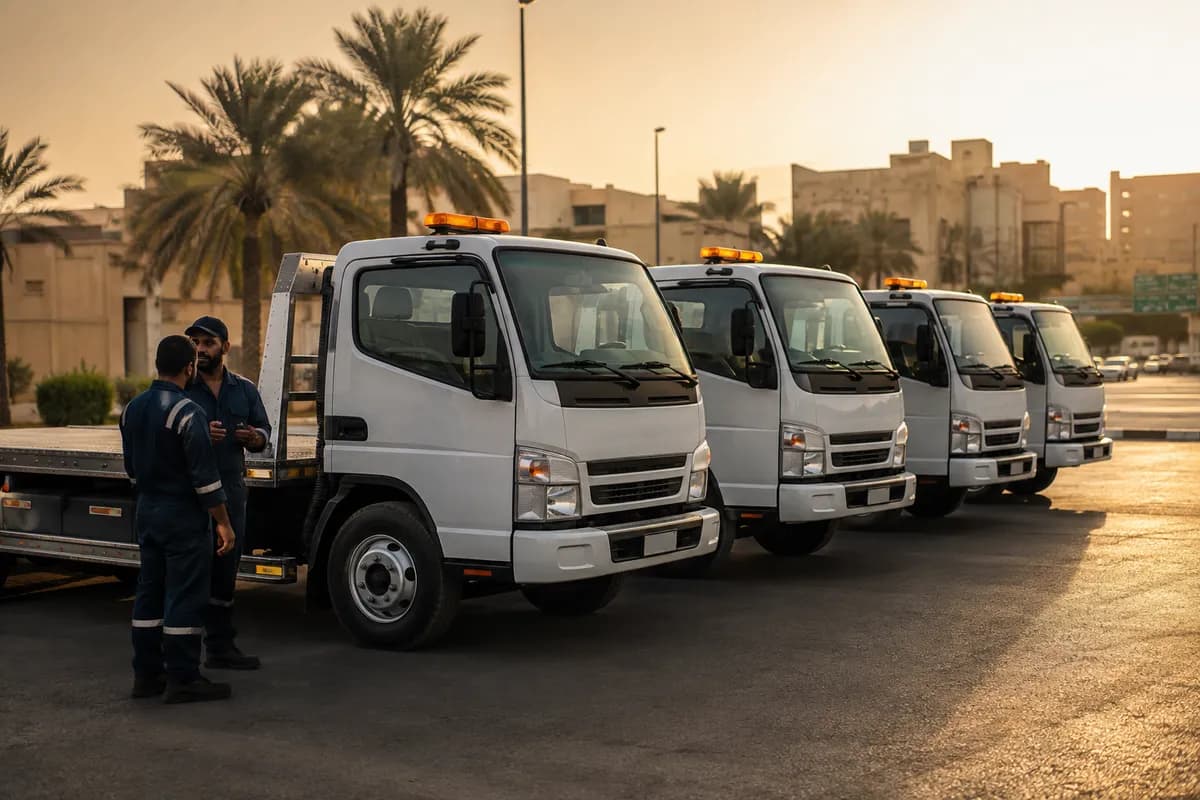 Fleet & Corporate Contracts in Riyadh (عقود شركات): 24/7 tow truck, fixed price on WhatsApp