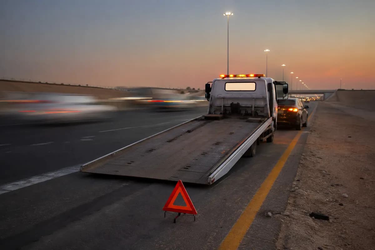 Highway Towing in Riyadh (سطحة الطريق السريع): 24/7 tow truck, fixed price on WhatsApp