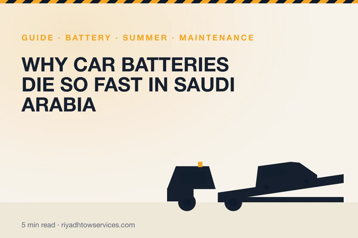 Why Car Batteries Die So Fast in Saudi Arabia