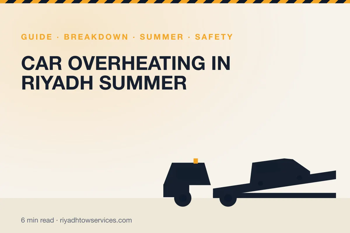 Car Overheating in Riyadh Summer: What to Do in the First Five Minutes